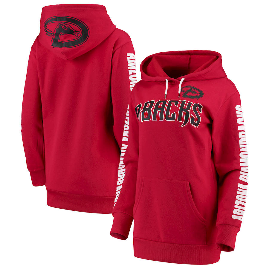 Women Arizona Diamondbacks G III 4Her by Carl Banks Extra Innings Pullover Hoodie Red,We sell and wholesale Women Arizona Diamondbacks G III 4Her by Carl Banks Extra Innings Pullover Hoodie Red on line form chian!